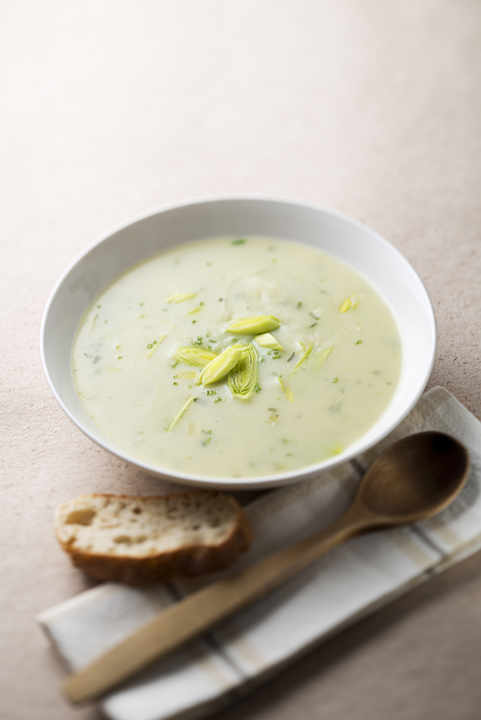 A cold and comfort soup: Vichyssoise A cold and comfort soup: Vichyssoise