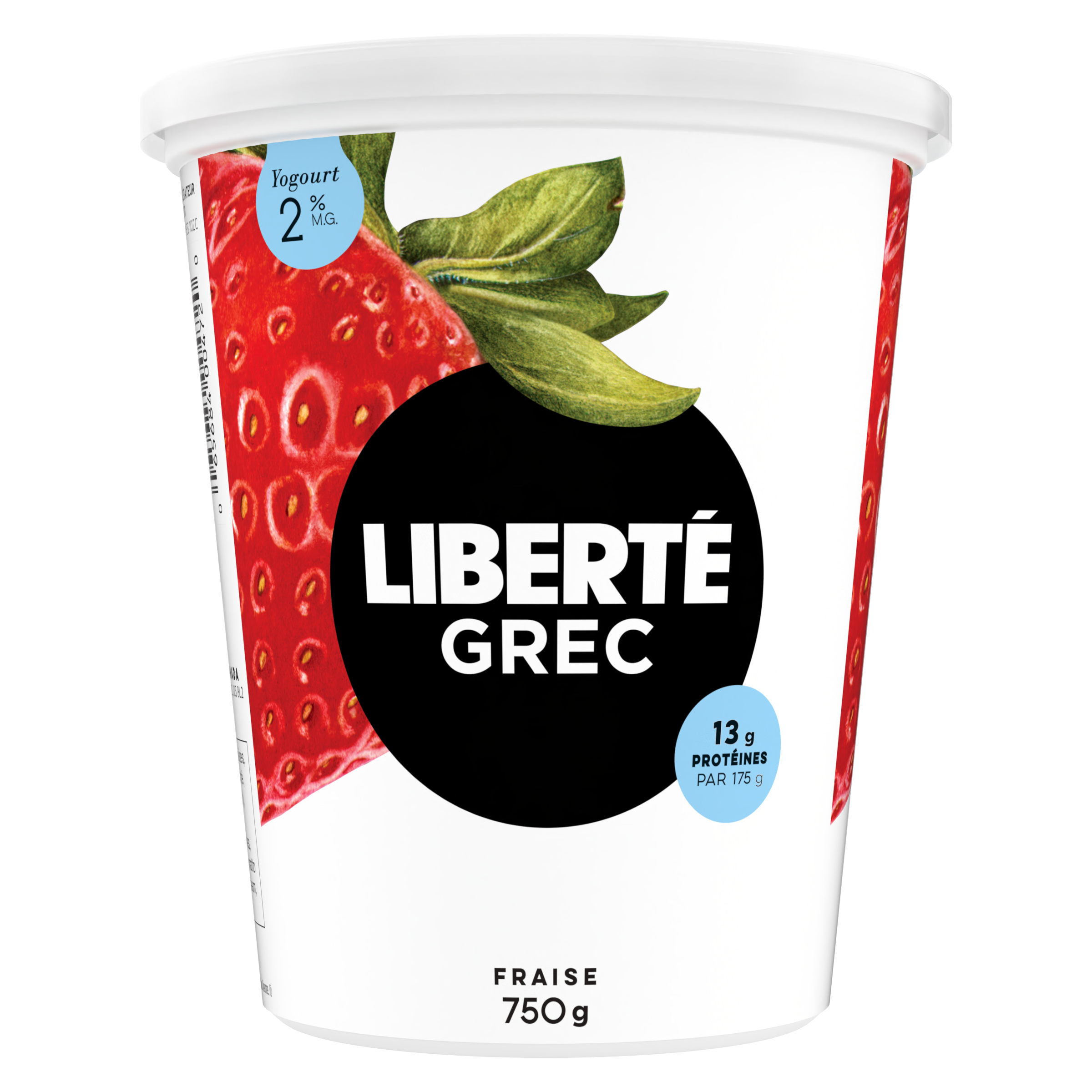 fraise 2% ;