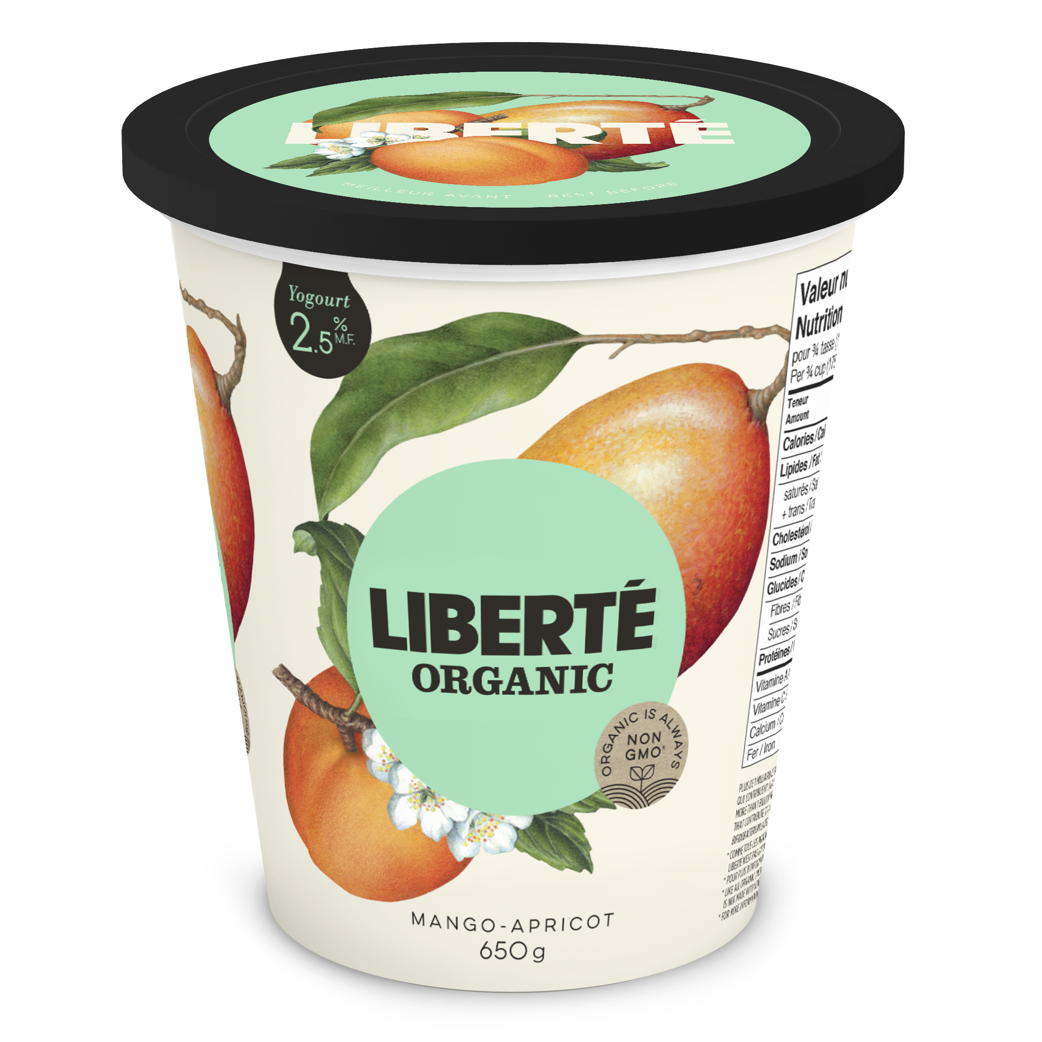 Liberté Organic Mango and Apricot 2,5%