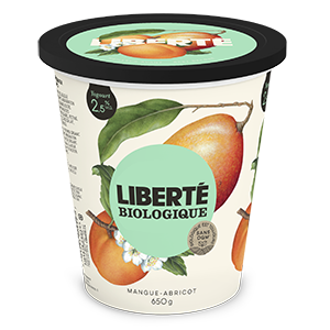 Yogourt Biologique mangue et abricot