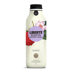 Kéfir non effervescent à la framboise