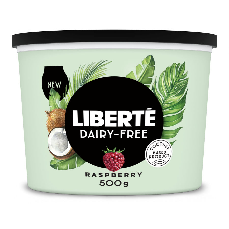 yogurt dairy free raspberry;