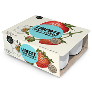 Yogourt Grec fraise 0 %
