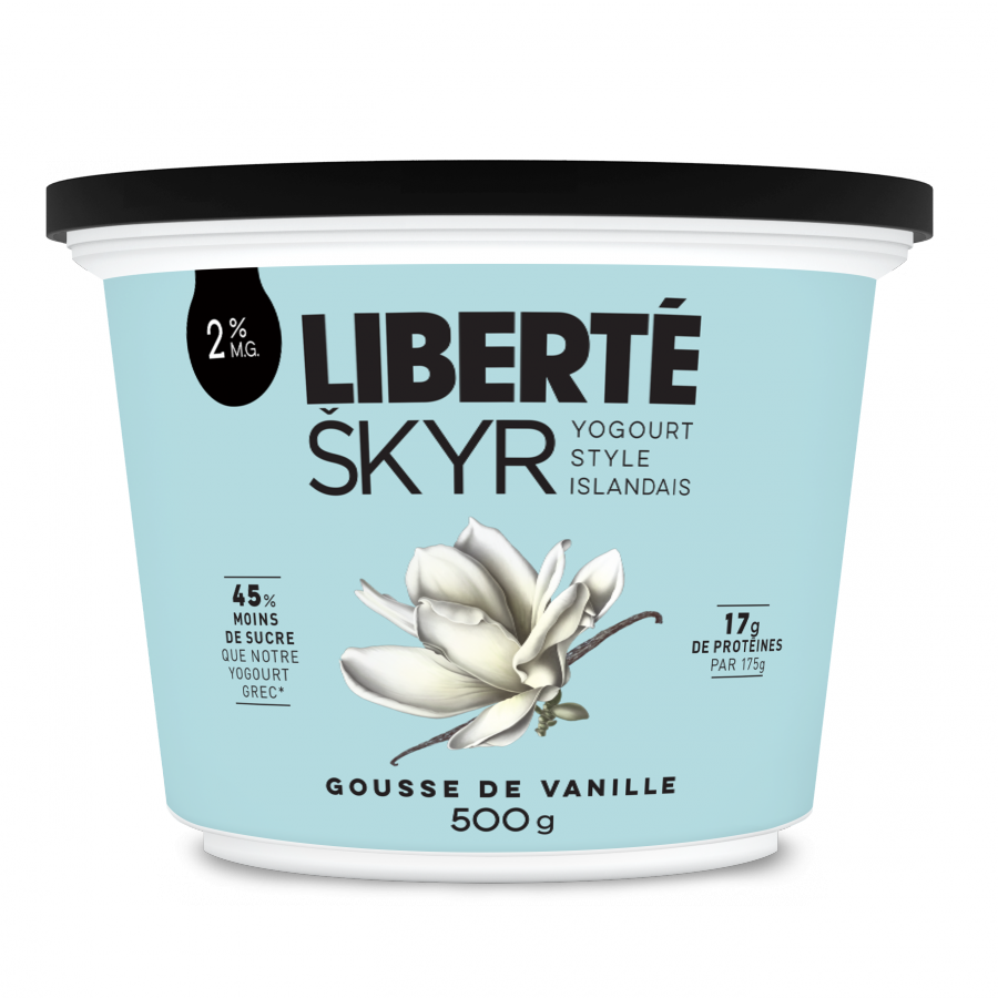 gousse de vanille 2 %  ;