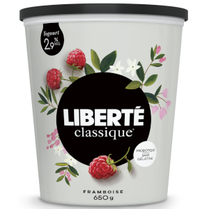 Yogourt Liberté framboise