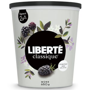 Yogourt Liberté mûre sauvage
