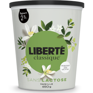 Yogourt Classique vanille sans lactose